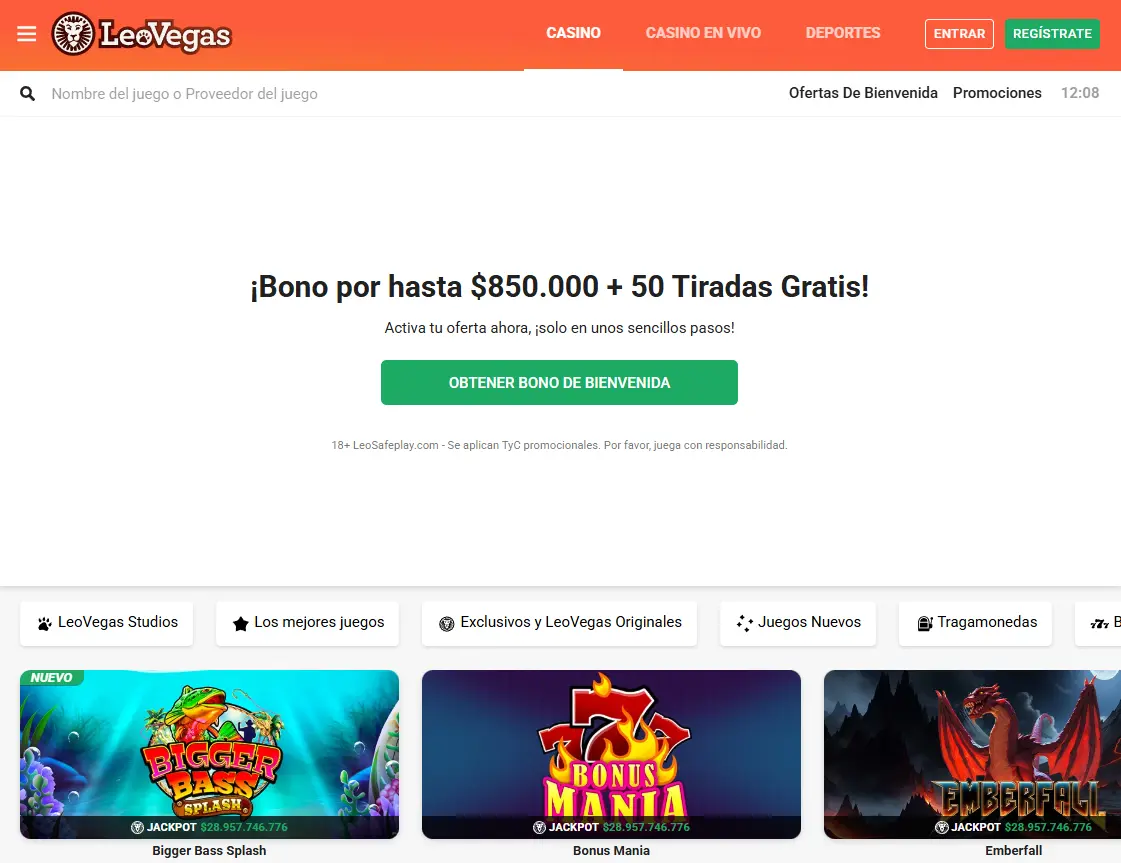 Atención al cliente en LeoVegas casino