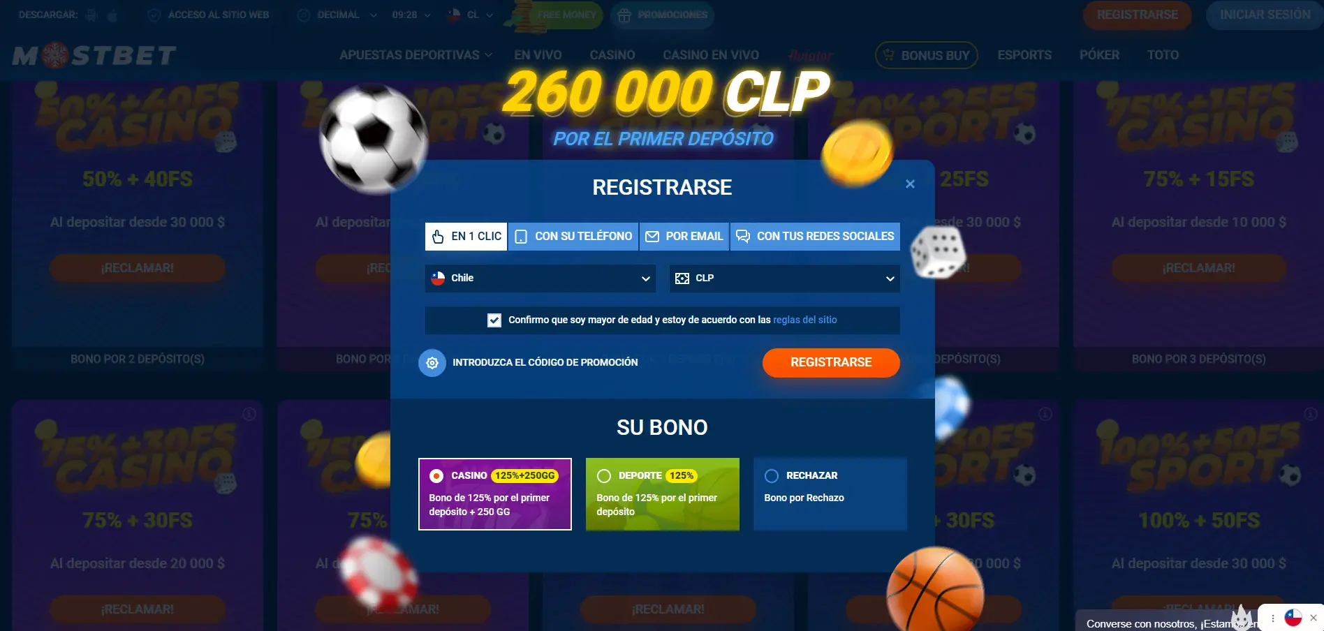 Registro en Mostbet casino: paso a paso