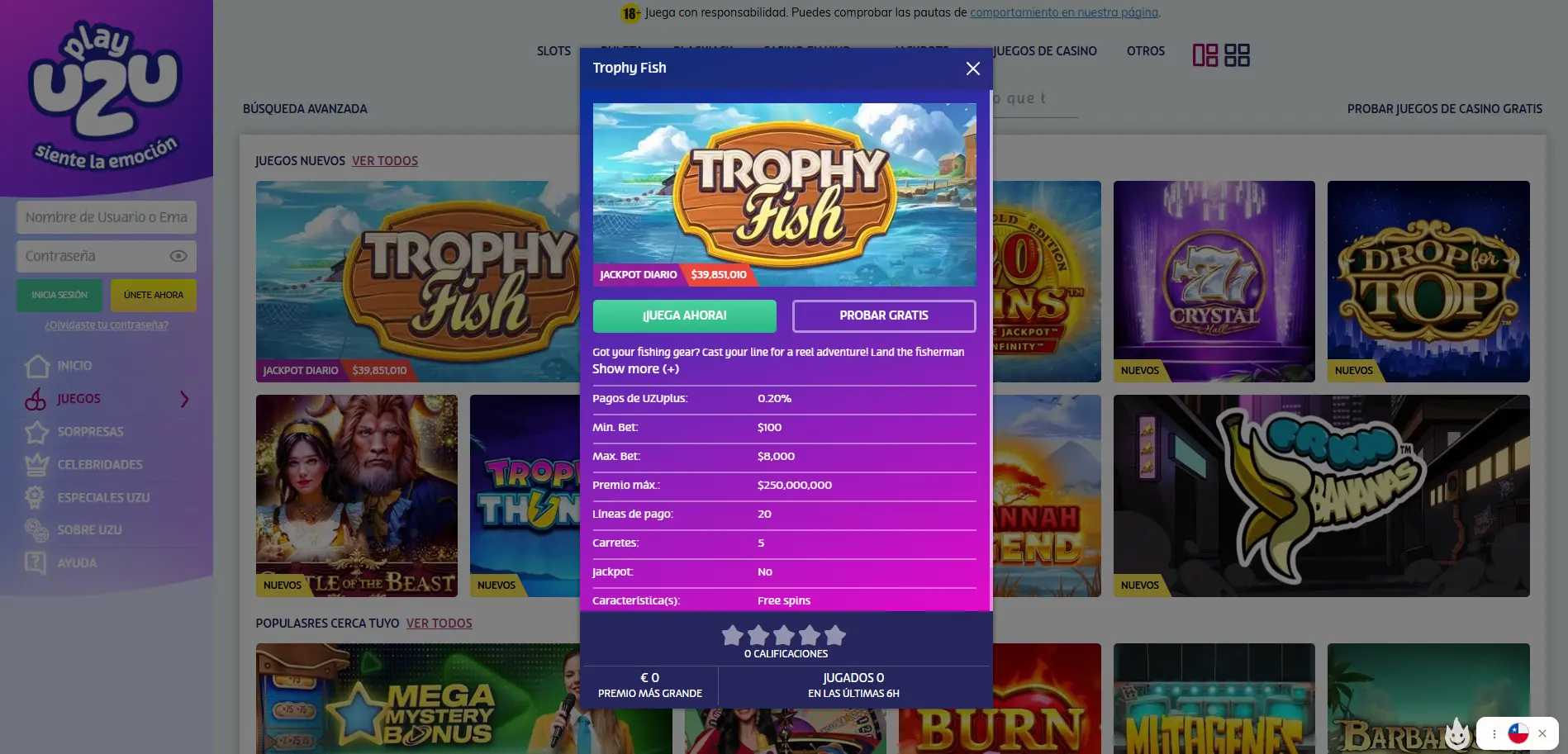 Play UZU en el móvil: ¿experiencia completa o limitada?